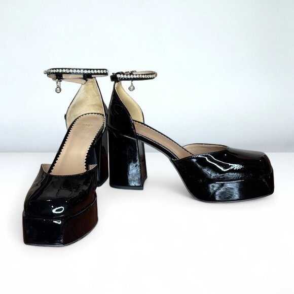 NWT Maje D’Orsay Patent Leather Pumps - Picture 3 of 10